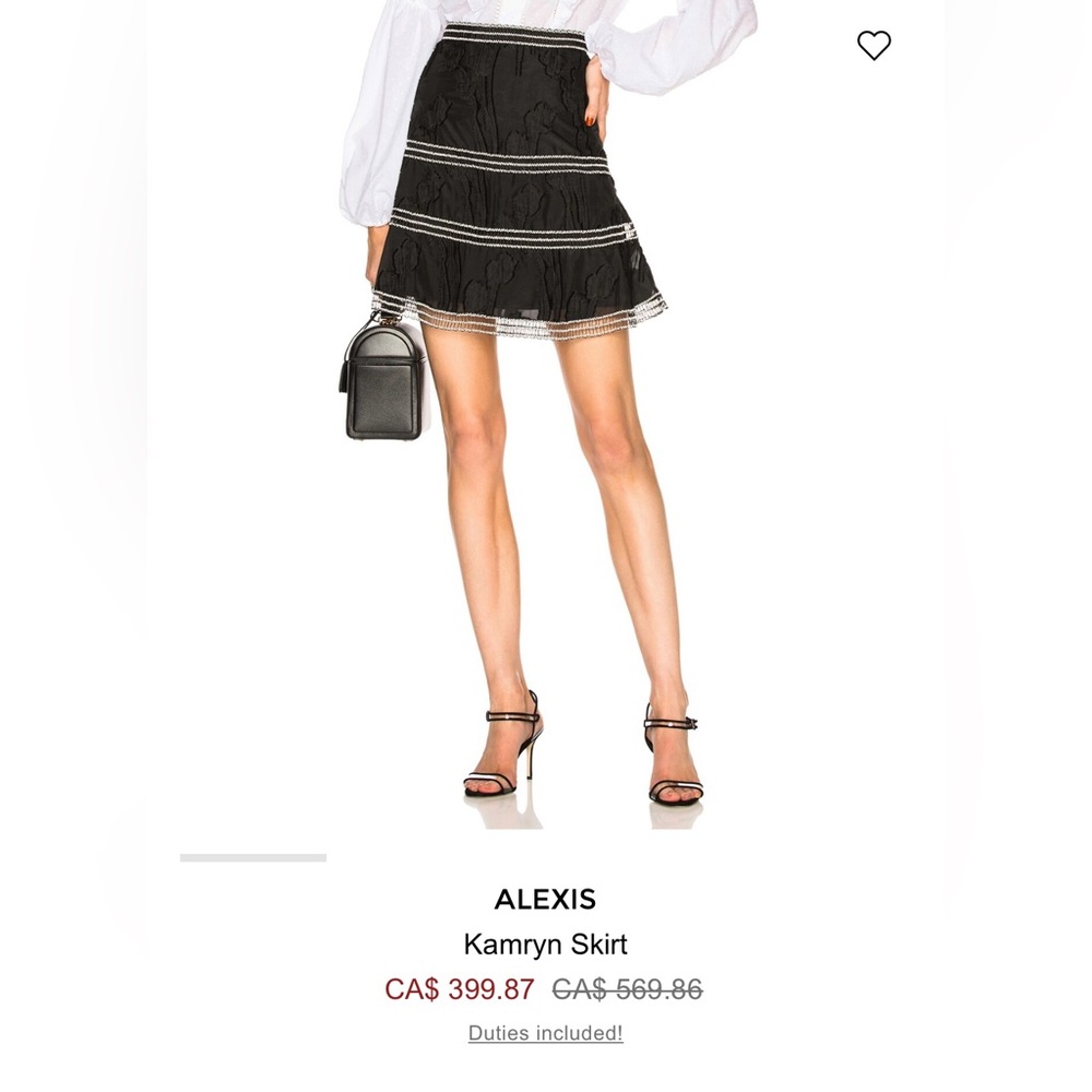 Alexis Black Kamryn Skirt